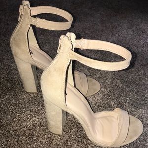 Suede Heels